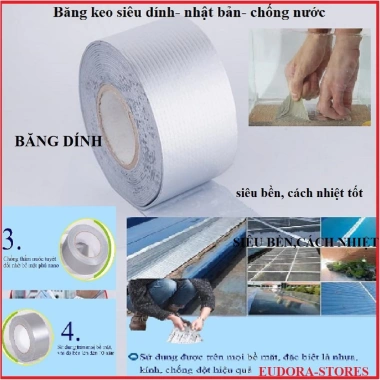 Băng Keo Siêu Dính Đa Năng 5cm x 5m - Chống Thấm, Dán Đa Dụng, Giá Ưu Đãi 29.000 VND 2