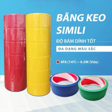 Băng keo Simili 3F5-4F8 - Đóng gáy sách, cuốn bìa chắc, giảm giá 17.000đ