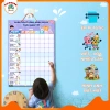 Bảng khen thưởng rèn luyện kỷ luật cho bé A3-A4 ép Plastic, theo dõi thói quen hằng ngày, giảm còn 19.600 VND