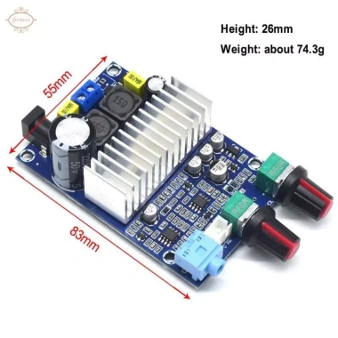 Bảng Khuếch Đại 1.0 Kênh Kỹ Thuật Số Amp Stereo Mono, Công Suất 100W, Đầu Ra Mạnh Mẽ Giá Ưu Đãi 207.900 VND