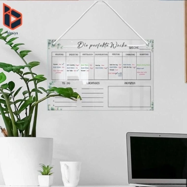 Bảng lập kế hoạch hàng tuần Acrylic có móc lịch tuần giảm giá chỉ 112.200 VND
