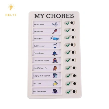 Bảng lập kế hoạch ngày cho trẻ em Bảng nhựa treo tường tháo rời giá 37.620 VND