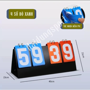Bảng lật tỉ số thể thao đa năng Bida - Bóng bàn - Bóng chuyền - Cầu lông - Bóng rổ - Tennis, giảm giá 51.000₫ 8