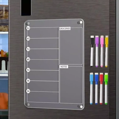 Bảng Lịch Hàng Tuần Acrylic Đa Chức Năng 8 Bút Tháo Rời Không Khung Giá Ưu Đãi 120k 7