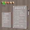 Bảng lịch YIYU nhãn dán tủ lạnh acrylic tái sử dụng, kèm bút xóa, lập kế hoạch