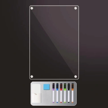 Bảng lịch YIYU nhãn dán tủ lạnh acrylic tái sử dụng, kèm bút xóa, lập kế hoạch 10
