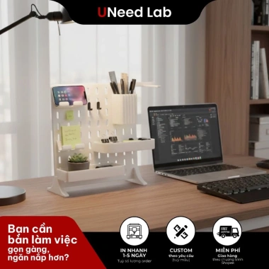 Bảng lỗ Pegboard để bàn không khoan tường UNV06 UNeed Lab - Tiết kiệm không gian làm việc, giá ưu đãi 89.240₫