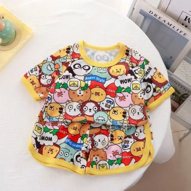 Băng Lụa Mùa Hè Bé Trai - Bé Gái, Tay Ngắn, Mỏng Thoáng Khí, Thời Trang - 92.173₫ 2