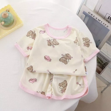 Băng Lụa Mùa Hè Bé Trai - Bé Gái, Tay Ngắn, Mỏng Thoáng Khí, Thời Trang - 92.173₫ 4