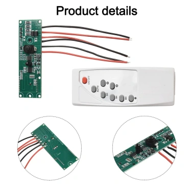 Bảng mạch đèn năng lượng mặt trời EHES 3.2V/3.7V không dây, điều khiển từ xa, đã hàn - Giá ưu đãi 95.249đ 7