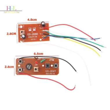 Bảng Mạch PCB 40M 4CH cho Xe RC & Máy Bay DIY - Phụ Kiện Điều Khiển Từ Xa LMWU