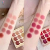 Bảng màu 9 Màu Matte Velvet Lip Mud - Lip và Cheek Dual Use Lady Beauty, Giá 51.700₫ 8
