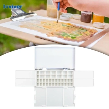 Bảng Màu Nước Gấp Khay Sơn Dầu Acrylic - Đa màu, tiện lợi, giá chỉ 209.000₫