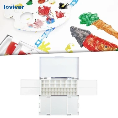 Bảng Màu Nước Gấp Khay Sơn Dầu Acrylic - Đa màu, tiện lợi, giá chỉ 209.000₫