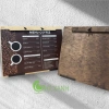 Bảng menu A3 gỗ Plywood veneer kèm 2 đế sắt - GHEXANH, giá chỉ 165k
