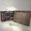 Bảng menu A3 gỗ Plywood veneer kèm 2 đế sắt - GHEXANH, giá chỉ 165k 2