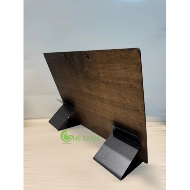 Bảng menu A3 gỗ Plywood veneer kèm 2 đế sắt - GHEXANH, giá chỉ 165k 7