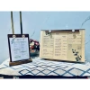 Bảng menu A3/A4 gỗ Plywood melamine màu óc chó - đế Wenge, chỉ 240.000₫