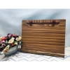 Bảng menu A3/A4 gỗ Plywood melamine màu óc chó - đế Wenge, chỉ 240.000₫ 6
