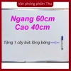 Bảng Mica trắng 40x60cm viết bút lông - tặng bút kèm, giảm giá 95.000₫