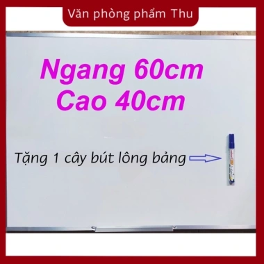 Bảng Mica trắng 40x60cm viết bút lông - tặng bút kèm, giảm giá 95.000₫