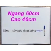 Bảng Mica trắng 40x60cm viết bút lông - tặng bút kèm, giảm giá 95.000₫ 3