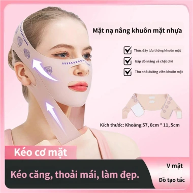 Băng Nâng Cơ Mặt 3D 2in1 Thon Mặt Tức Thì, Nâng Cơ, Giảm Xệ, Đàn Hồi Co Giãn - 73.699 VND 2