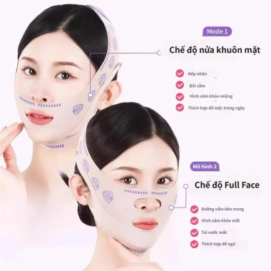 Băng Nâng Cơ Mặt 3D 2in1 Thon Mặt Tức Thì, Nâng Cơ, Giảm Xệ, Đàn Hồi Co Giãn - 73.699 VND 4