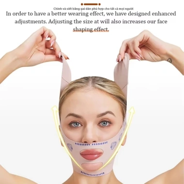 Băng Nâng Cơ Mặt 3D 2in1 Thon Mặt Tức Thì, Nâng Cơ, Giảm Xệ, Đàn Hồi Co Giãn - 73.699 VND 6