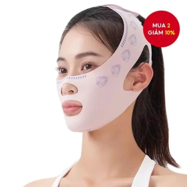 Băng nâng cơ mặt hình chữ V - Nâng cằm, má, đeo khi ngủ, quà tặng lý tưởng 49k