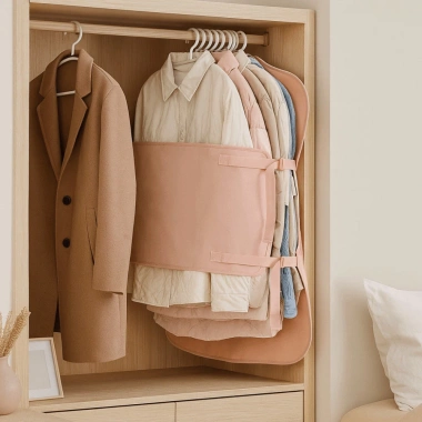 Bảng nén quần áo SDFG - Túi lưu trữ nén áo khoác dung tích lớn, gập lại, chống bụi, tiết kiệm không gian, du lịch và tái sử dụng