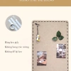 Bảng Nỉ Dán Tường Kích Thước Lớn - Trang Trí Bàn Làm Việc, Ghi Nhớ, Ghim Ảnh kèm Đinh Ghim 239k 6