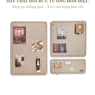 Bảng Nỉ Dán Tường Kích Thước Lớn - Trang Trí Bàn Làm Việc, Ghi Nhớ, Ghim Ảnh kèm Đinh Ghim 239k 7 Bảng Nỉ Dán Tường Kích Thước Lớn - Trang Trí Bàn Làm Việc, Ghi Nhớ, Ghim Ảnh kèm Đinh Ghim 239k 7