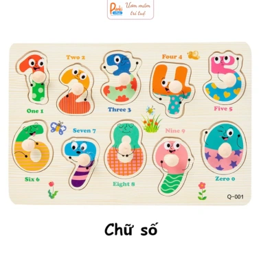 Bảng Núm Gỗ Xếp Hình Bé 2-5 Tuổi - Kích Thích Trí Tuệ, Giá Chỉ 29.000 VNĐ 10 Bảng Núm Gỗ Xếp Hình Bé 2-5 Tuổi - Kích Thích Trí Tuệ, Giá Chỉ 29.000 VNĐ 10