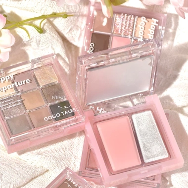 Bảng Phấn GOGO TALES 9 Ô GT663 Mắt, Má Hồng, Highlight Glaze 2 Tầng - Giá 147.000