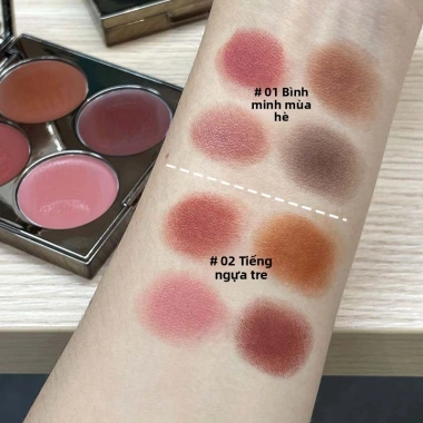Bảng Phấn Má Hồng 4 Màu Bóng Mềm, Matte Kem Đa Năng - HERORANGE Giá Ưu Đãi 72.235₫