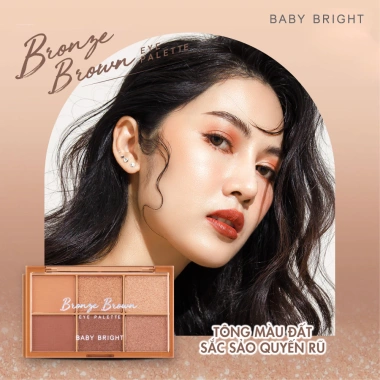 Bảng Phấn Mắt 6 Màu BABY BRIGHT - Phấn Lì & Ánh Nhũ Lấp Lánh 0.7g 114k 7 Bảng Phấn Mắt 6 Màu BABY BRIGHT - Phấn Lì & Ánh Nhũ Lấp Lánh 0.7g 114k 7