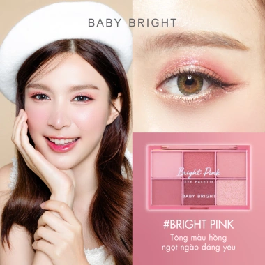 Bảng Phấn Mắt 6 Màu BABY BRIGHT - Phấn Lì & Ánh Nhũ Lấp Lánh 0.7g 114k 10 Bảng Phấn Mắt 6 Màu BABY BRIGHT - Phấn Lì & Ánh Nhũ Lấp Lánh 0.7g 114k 10