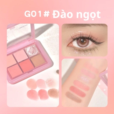 Bảng phấn mắt 6 ô HOLD LIVE Heart Born With Joy LS 9g – Màu sắc xinh xắn, giá 99.000₫ (giảm từ 128.700₫) 4 Bảng phấn mắt 6 ô HOLD LIVE Heart Born With Joy LS 9g – Màu sắc xinh xắn, giá 99.000₫ (giảm từ 128.700₫) 4