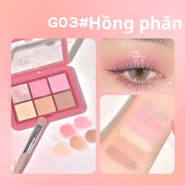 Bảng phấn mắt 6 ô HOLD LIVE Heart Born With Joy LS 9g – Màu sắc xinh xắn, giá 99.000₫ (giảm từ 128.700₫) 6 Bảng phấn mắt 6 ô HOLD LIVE Heart Born With Joy LS 9g – Màu sắc xinh xắn, giá 99.000₫ (giảm từ 128.700₫) 6