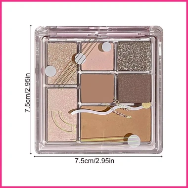 Bảng Phấn Mắt 7 Màu Matte Shimmer - Pha Trộn Sáng Lấp Lánh, Đánh Mắt Đẹp, Giá Hấp Dẫn 5