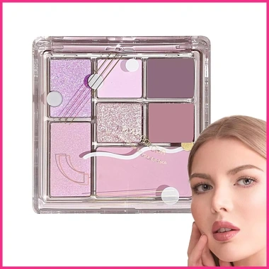 Bảng Phấn Mắt 7 Màu Matte Shimmer - Pha Trộn Sáng Lấp Lánh, Đánh Mắt Đẹp, Giá Hấp Dẫn 6