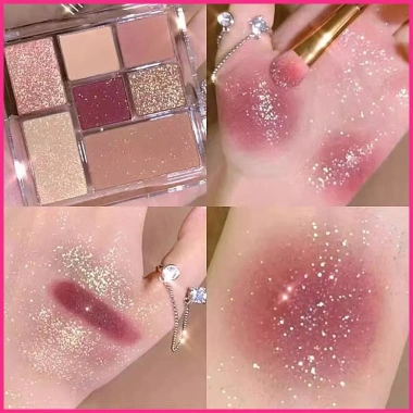 Bảng Phấn Mắt 7 Màu Matte Shimmer - Pha Trộn Sáng Lấp Lánh, Đánh Mắt Đẹp, Giá Hấp Dẫn 7