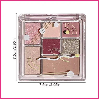Bảng Phấn Mắt 7 Màu Matte Shimmer - Pha Trộn Sáng Lấp Lánh, Đánh Mắt Đẹp, Giá Hấp Dẫn 10