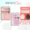 Bảng Phấn Mắt GOGO TALES 8 ô + Highlight + Má Hồng 3 trong 1 CAT Sticker Sweet, giảm còn 130k