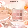 Bảng Phấn Mắt Gogo TALES Màu Hồng Nâu Đất Matte Pearlescent Non-Take-off, Giá 99.900₫ 3