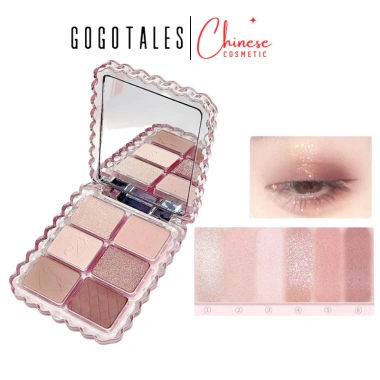 Bảng Phấn Mắt GOGOTALES 6 ô Vỏ Hồng Ballet Coquette Sweet Pink Soft Mist Giá 127.000 VND