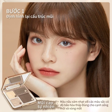 Bảng phấn mắt Judydoll 9g chính hãng - Phấn lì hoa cam, làm sáng, giá 315.000đ 4 Bảng phấn mắt Judydoll 9g chính hãng - Phấn lì hoa cam, làm sáng, giá 315.000đ 4