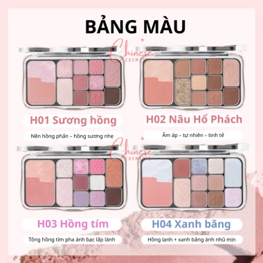 Bảng phấn mắt Misty Butterfly 12 màu nhẹ nhàng, tự nhiên, giá ưu đãi 176k