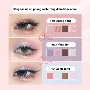 Bảng phấn mắt Misty Butterfly 12 màu nhẹ nhàng, tự nhiên, giá ưu đãi 176k